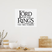 DAS LORD DER RINGS gestapelte Logo Poster (Küche)