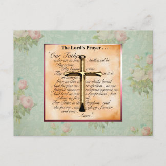 Das Lord Prayer Postkarte