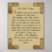 Das Lordgebet-Poster Poster (Vorne)