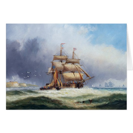 Das Lotsenboot der Isle of Wight 1887 (Vorderseite (Horizontal))