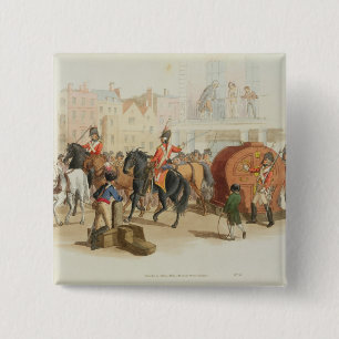 Das Lotterie-Rad, graviert vom Künstler, 1805 (a Button