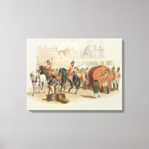 Das Lotterie-Rad, graviert vom Künstler, 1805 (a Leinwanddruck