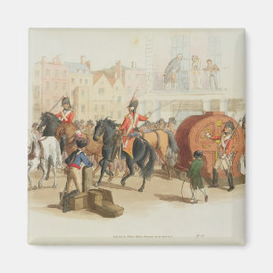 Das Lotterie-Rad, graviert vom Künstler, 1805 (a Magnet