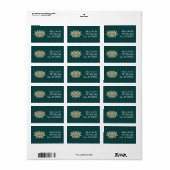 Das Lotus Address Label Adressaufkleber (Vorne)