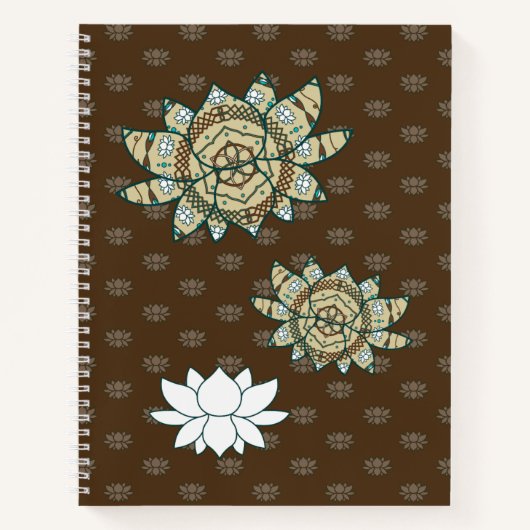 Das Lotus Spiral Notebook Notizbuch (Vorderseite)