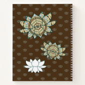 Das Lotus Spiral Notebook Notizbuch (Rückseite)