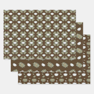 Das Lotus Wrapping Paper-Set Geschenkpapier Set
