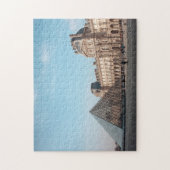 Das Louvre Museum of Art | Landschaft Paris Puzzle (Vertikal)