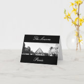 Das Louvremuseum, Paris ~ Notecards Karte (Gelbe Blume)