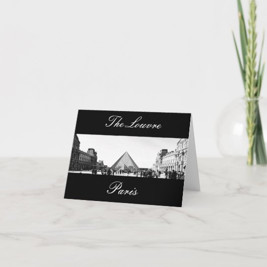 Das Louvremuseum, Paris ~ Notecards Karte (Vorderseite)