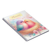 Das Lovebirds-Notebook/-Planer Notizblock (Rechte Seite)