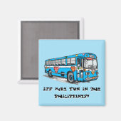 Das LoveBus Magnet (Vorderseite/Rückseite)