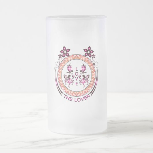 Das Lover Bierglas Mattglas Bierglas (Mittel)
