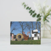 Das LOVEworks-Zeichen Harrisonburg Virginia Postkarte (Stehend Vorderseite)