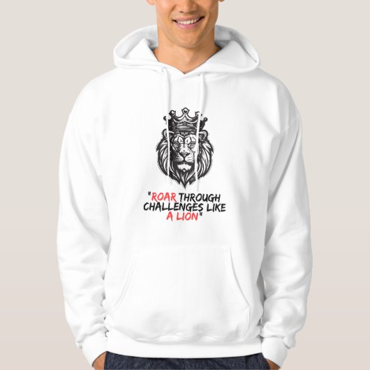 das Löwenhemd Hoodie (Vorderseite)