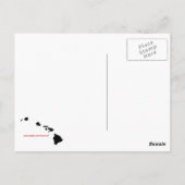 Das Löwenloch auf der Oahu-Postkarte Postkarte (Rückseite)