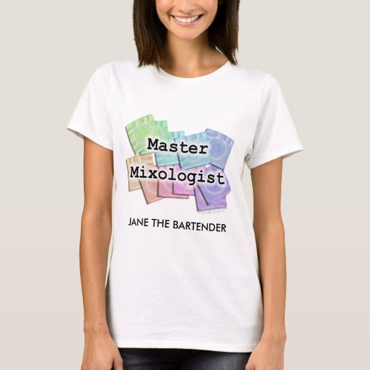 Das lt Tees - VorlagenMixologist der Frauen (Vorderseite)
