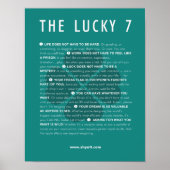 Das Lucky 7 Manifest - 11x14 Poster (Vorne)