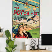 Das Luftfahrtmeeting des Volkes Poster (Heimbüro)