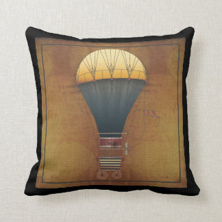 Das Luftschiff Abeelle Steampunk-Flugmaschine Kissen
