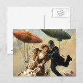 Das Luftschiff - der Polizist Postkarte (Vorne/Hinten)