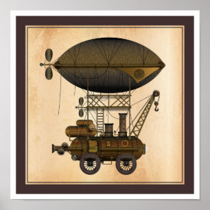Das Luftschiff Douglas Industrial Flying Machine Poster