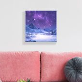 Das Lullaby der Natur unter den Sternen Leinwanddruck (Insitu (Wohnzimmer))