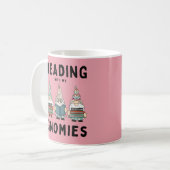 Das lustige Buch Lover Reading mit meinen Gnomen Kaffeetasse (Vorderseite Links)