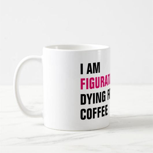 Das lustige Buch Lover's Figurative Dying for a Kaffeetasse (Links)