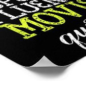 Das lustige Design von mir spricht fließende Filmq Poster (Ecke)