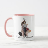 Das lustige Geschenk für sie, Shopaholic Gift Tass Tasse (Links)