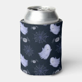 Das lustige Ghost Spider Halloween Muster. Dosenkühler (Kanne Vorderseite)