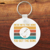 Das lustige Goose-Schlamassel mit dem Honk bekommt Schlüsselanhänger (Vorderseite)