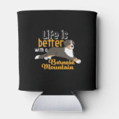 Das lustige Hundeleben ist besser mit dem Berner B Dosenkühler (Rückseite)