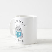 Das lustige Leben ist besser mit dem Monogramm "Ka Kaffeetasse (Vorderseite Links)