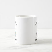 Das lustige Leben ist besser mit dem Monogramm "Ka Kaffeetasse (Mittel)
