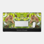 Das lustige, lustige Eichhörnchen lasse das Zitat Schreibtischunterlage (Tastatur & Maus)