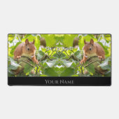 Das lustige, lustige Eichhörnchen lasse das Zitat Schreibtischunterlage (Vorderseite)