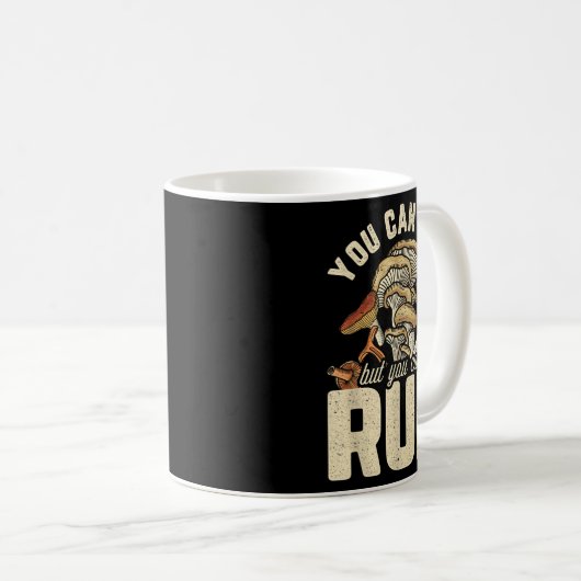 Das lustige Mushroom-Design lässt sich verbergen, Kaffeetasse (VorderseiteRechts)