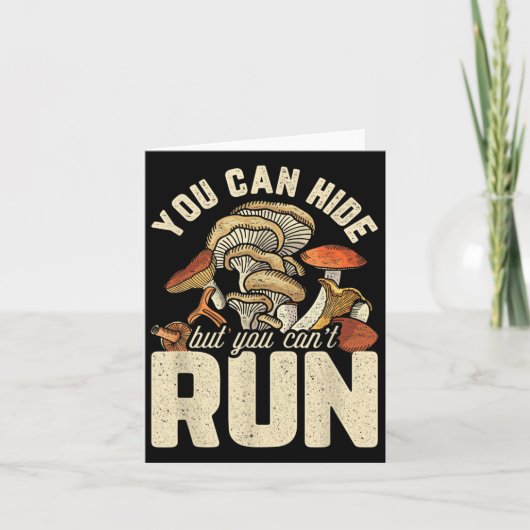 Das lustige Mushroom-Design lässt sich verbergen, Karte (Vorderseite)