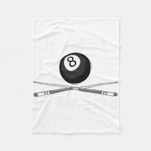 Das lustige Shirt, das in meinem Kopf Pool Billard Fleecedecke