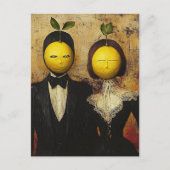 Das lustige Zitronenvolk Postkarte (Vorderseite)