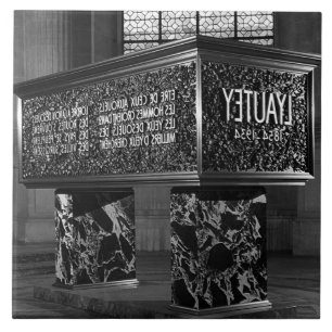 Das Lyautey-Grab des Vintagen französischen Marsch Fliese