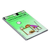 Das Lymie Life Notebook oder Journal Notizblock (Rechte Seite)