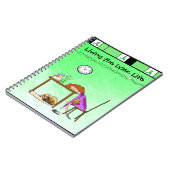 Das Lymie Life Notebook oder Journal Notizblock (Linke Seite)