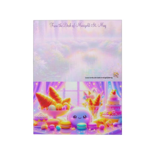 Das Macaron Notizbuch Notizblock (Rotiert)