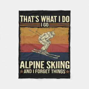 Das mache ich beim Alpinski und vergesse es Fleecedecke