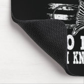 Das mache ich beim Angeln Mousepad (Ecke)