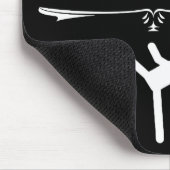 Das mache ich - ich kick-ass und ich kenne Dinge Mousepad (Ecke)