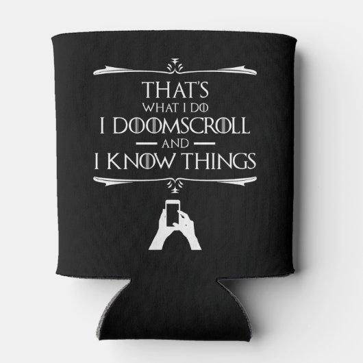 Das mache ich - ich mache einen Teufelskreis und i Dosenkühler (Rückseite)